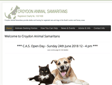 Tablet Screenshot of croydonanimalsamaritans.co.uk